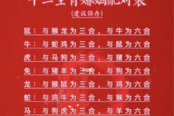 12生肖婚姻配对宜忌