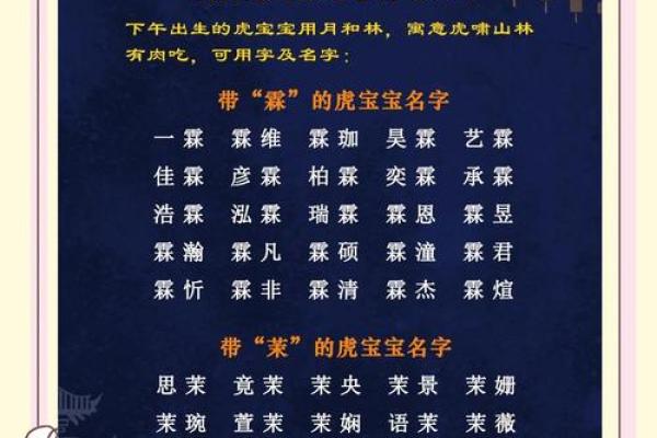 名字测试虎年吉凶打分