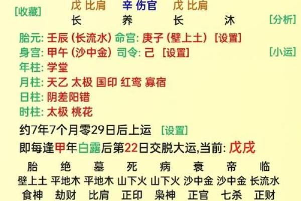八字有七杀和伤官