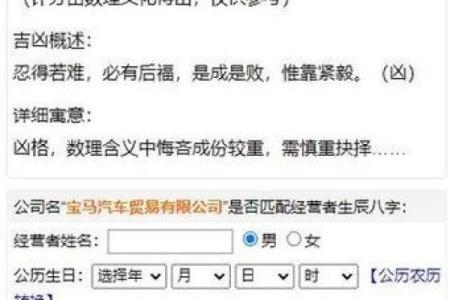 名典测名吉凶测试打分测试打分