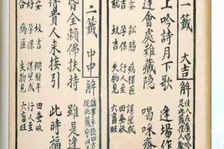 观音灵签100签详解白话 抽签解析大全