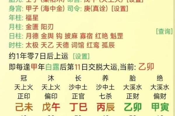八字排盘旺衰表什么