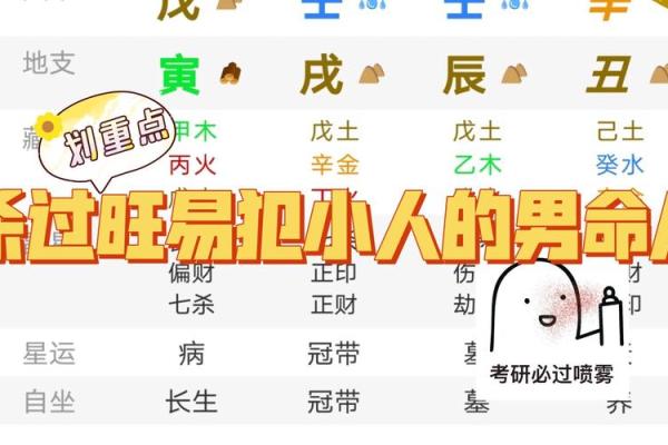 一个爱犯小人的八字