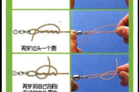 子线与八字环的绑法