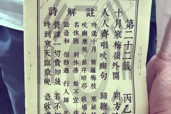 观音十五号灵签