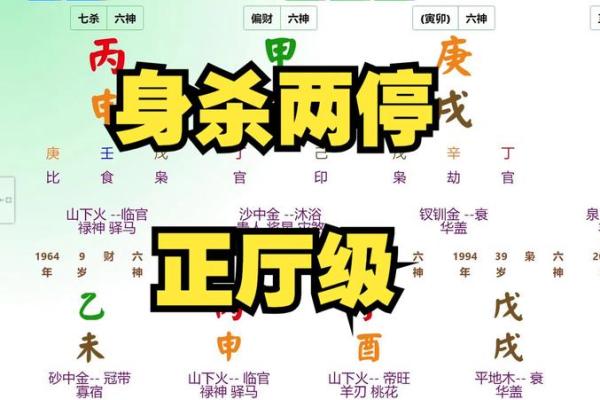 八字没官杀