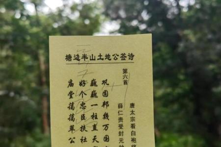 土地公灵签三十签怎么解