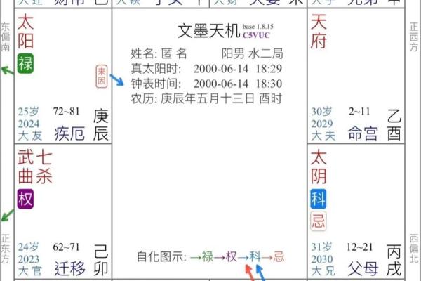 紫微命盘算命吉星