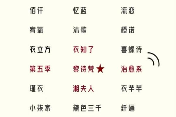 服装店名字大全-名字大全姓名