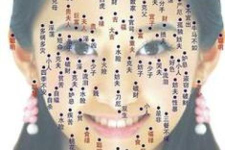脸部黑痣算命图解