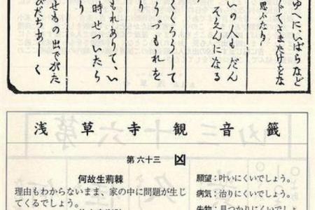 观音灵签第21签复合