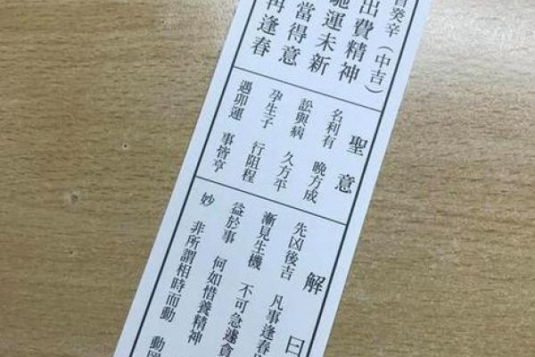 菩萨灵签6签感情