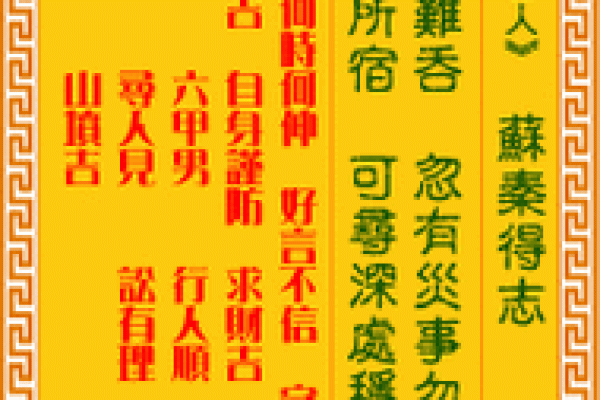 观音灵签丑宫