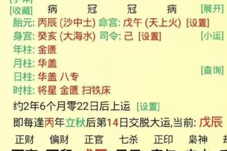 八字命宫作用