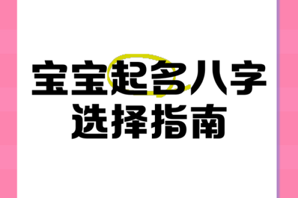 新生儿八字起名