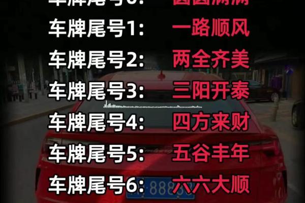 车牌吉凶查询打分测试免费 尾数为9的车牌号好不好