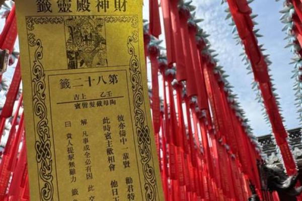 财神爷一日灵签
