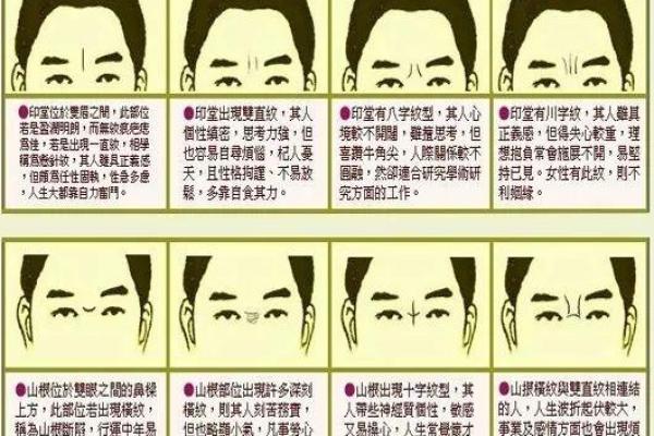 面部八字纹