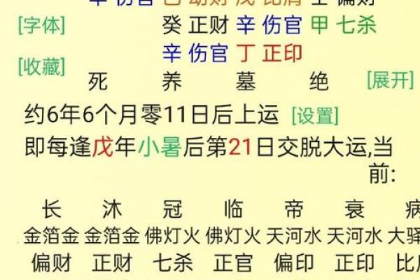 癸亥日柱男女命八字运程