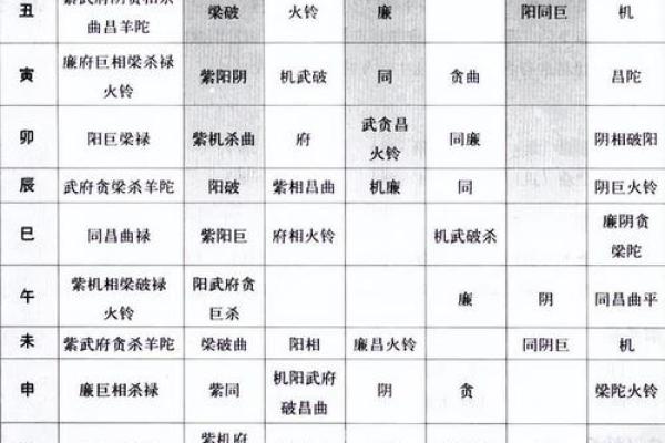 紫薇斗数文曲在申