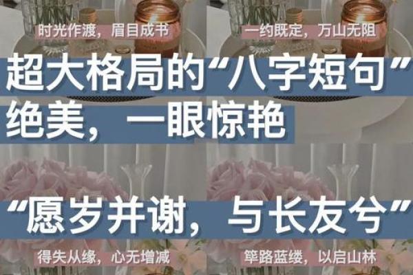 八字短句情话大全