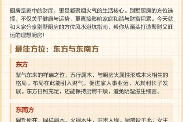 风水旺运的厨房布置，能量来源