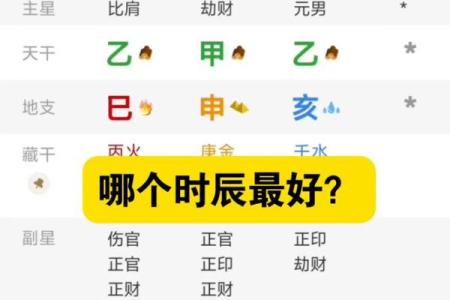 合时辰八字