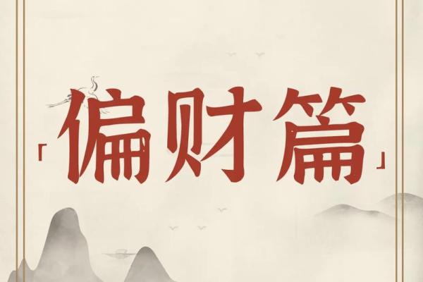 八字中的偏财和正财代表什么