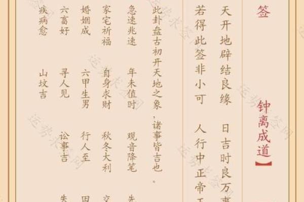 慈悲灵签
