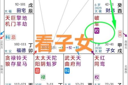 八字女命子女宫在哪里
