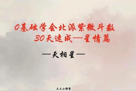 紫薇斗数福德紫薇天相