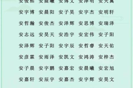 排八字取名